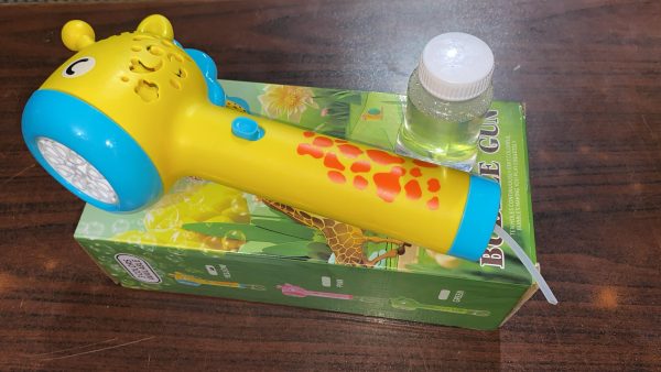 Giraffe Bubble Gun Toy For Kids – Colorful And Fun Bubble Maker (random Color)