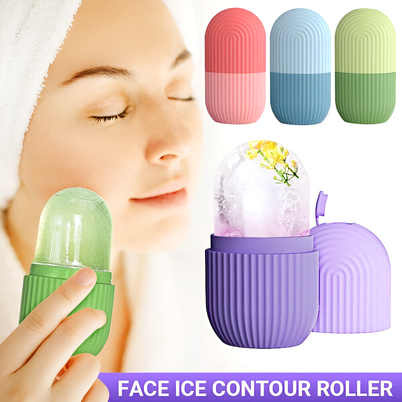 Silicon Face Ice Roller (random Color )