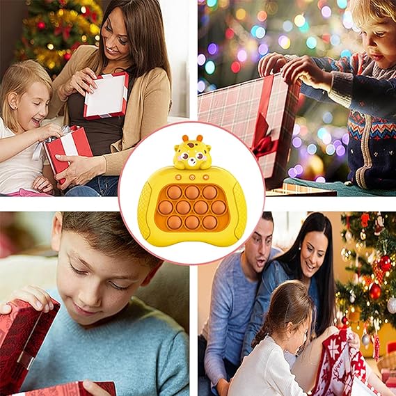 Pop Game Sensory Fidget Toys, Light Up Pattern Popping Handheld Game | Push Pop Stress Toys Kids And Adults (random Color)