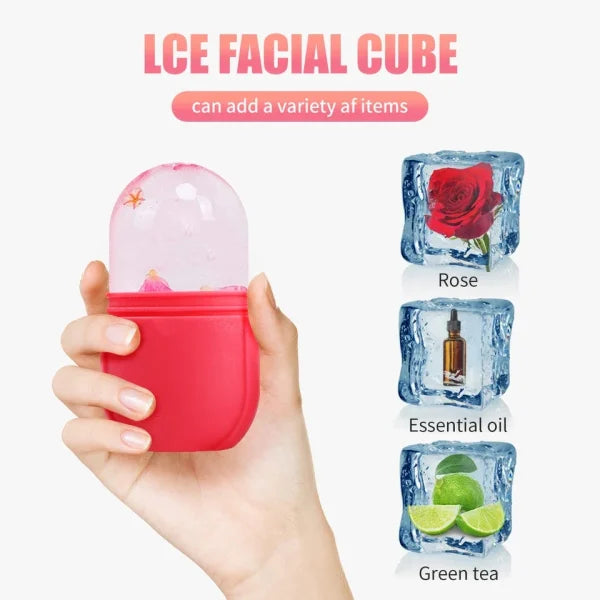 Silicon Face Ice Roller (random Color )