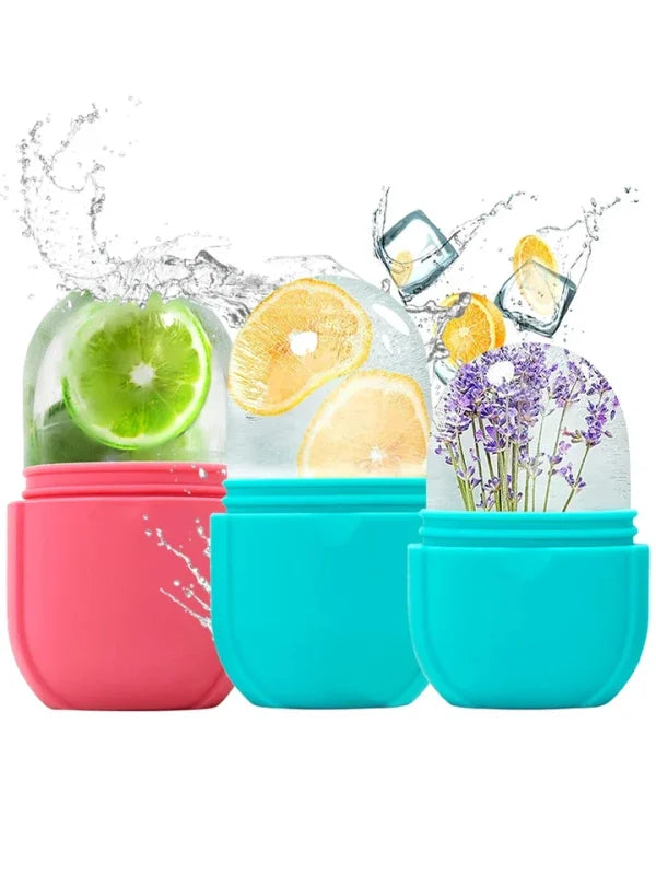 Silicon Face Ice Roller (random Color )