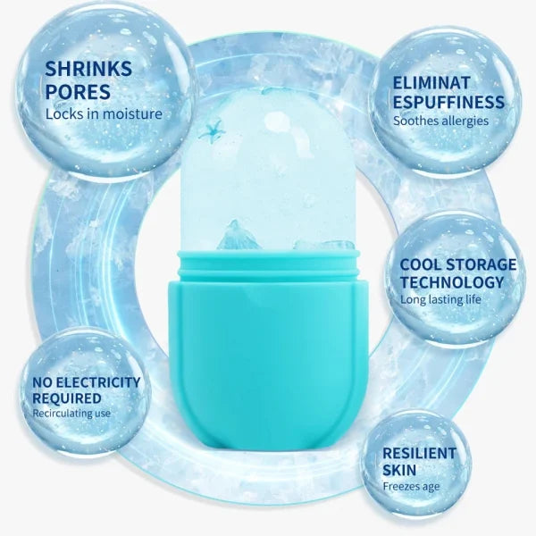 Silicon Face Ice Roller (random Color )