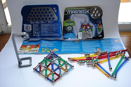 124pcs Magnetic Building Sticks Blocks Toys, Magnet Educational Toys Stem Toys For Kids And Adult, 3d Non-toxic Building Toy With Storage Bag