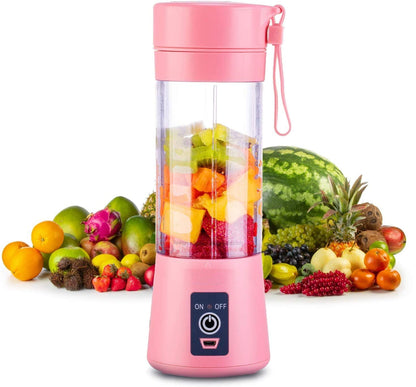 Portable Mini Juicer Blender | Outdoor Juicing Cup (380ml) – Rechargeable (random Color)