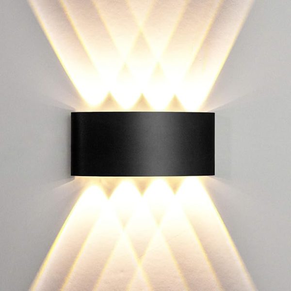 8 Way 8 Side Outdoor Waterproof Wall Light, Fancy Led Light For Wall, Aluminium Ip65 Waterproof Outdoor Wall Lamps – 8 Watts