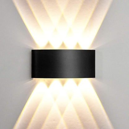 8 Way 8 Side Outdoor Waterproof Wall Light, Fancy Led Light For Wall, Aluminium Ip65 Waterproof Outdoor Wall Lamps – 8 Watts