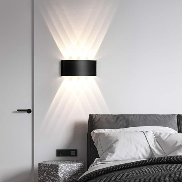 8 Way 8 Side Outdoor Waterproof Wall Light, Fancy Led Light For Wall, Aluminium Ip65 Waterproof Outdoor Wall Lamps – 8 Watts