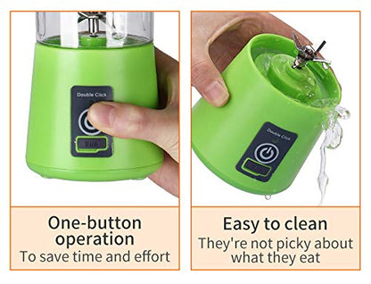 Portable Mini Juicer Blender | Outdoor Juicing Cup (380ml) – Rechargeable (random Color)
