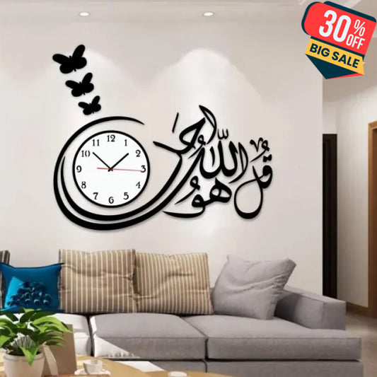 3d Wall Clock Wooden Wall Clock I For Bedroom I Quartz Watch Diy Design