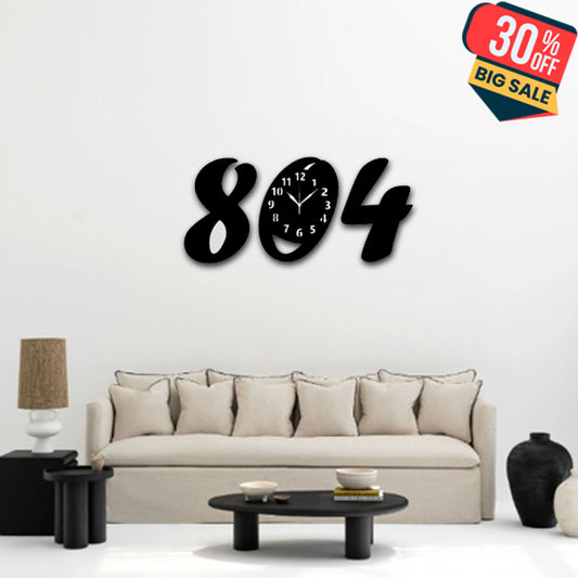 3d Wall Clock Wooden Wall Clock(804)
