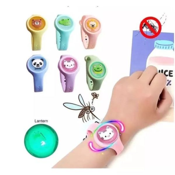 Ant-mosquito Repellent Baby Wrist Bracelet Led Silicone Toy Random Color