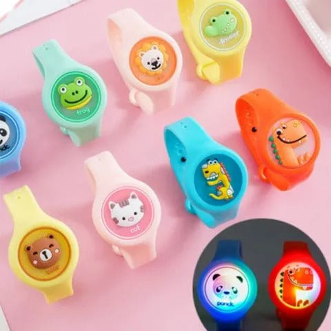 Ant-mosquito Repellent Baby Wrist Bracelet Led Silicone Toy Random Color