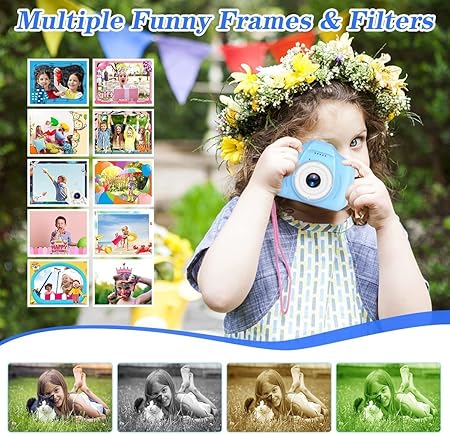 Children Mini Digital Camera Can Take Pictures Video Small Sir Toys | Kids Camera, Digital Video Camera For Kids, Christmas Birthday Gift For Boys & Girls – Random Colors