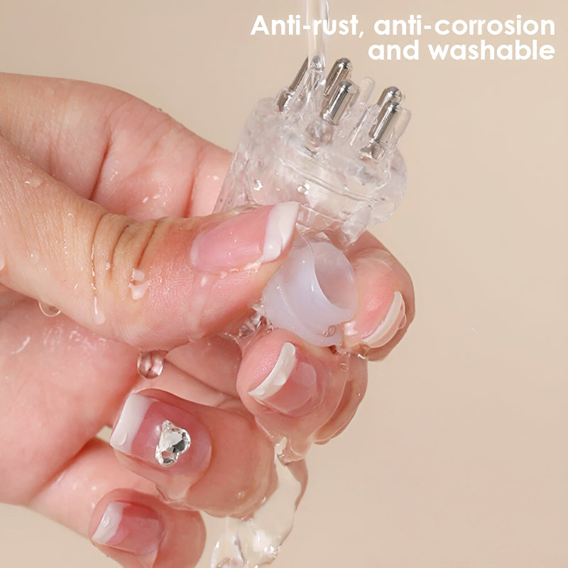 TYQ-05 Mini Portable 6ML Scalp Applicator Comb with Ball Massage and Fluid Application