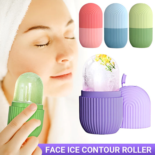Silicon Face Ice Roller (random Color )