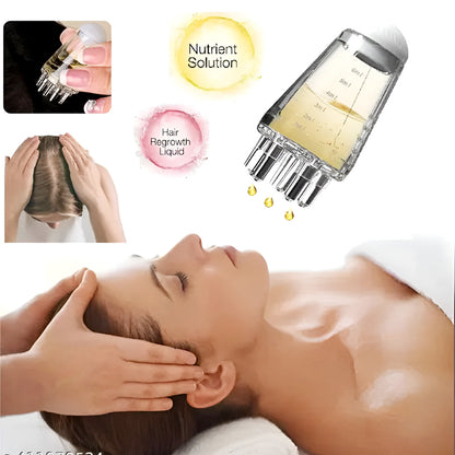 TYQ-05 Mini Portable 6ML Scalp Applicator Comb with Ball Massage and Fluid Application