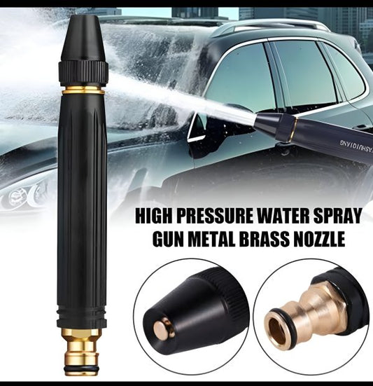 Multifunctional Hose Pipe Metal Nozzle Spray Gun For Watering Flowers Washing Glass, Car Wash Water Gun