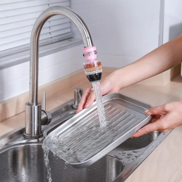 Pack Of 2 New Stone Faucet With Clip 360 Adjustable Flexible Kitchen Faucet Tap Random Color