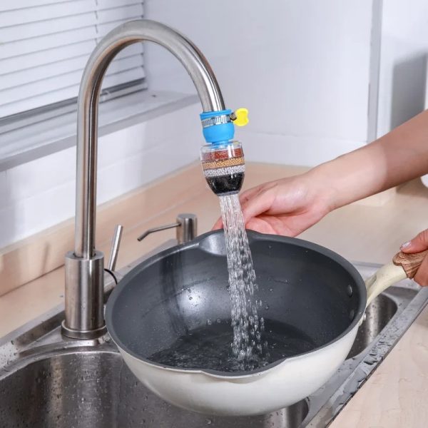 Pack Of 2 New Stone Faucet With Clip 360 Adjustable Flexible Kitchen Faucet Tap Random Color