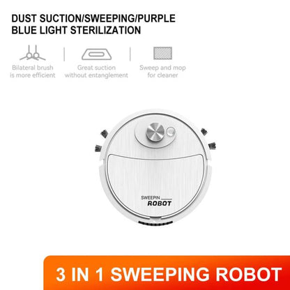 Portable Mini Wireless Smart Sweeping Robot Mopping 3 In1 Rechargeable Cleaning Machine Vacuum Cleaner For Home Office Robot (random Colors)
