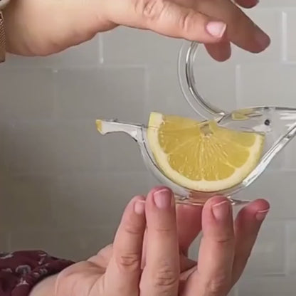 Manual Lemon Clip Portable Clear Fruit Juicer Bird Lemon Slice Squeezer Home Kitchen Bar Hand Gadget