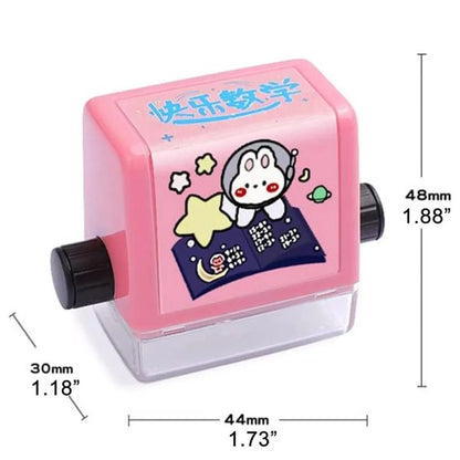 Roller Addition And Subtraction Pupils Maths Math Practice Number Rolling Stamp( Random )