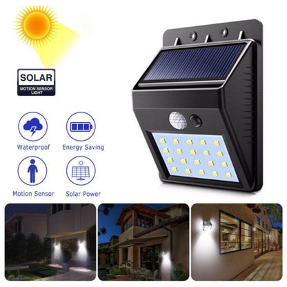 Solar Motion Sensor Led Light | Security Night Lamp For Home Outdoor / Garden Wall