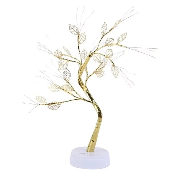 Tree Led Light Usb Table Lamp Adjustable Touch Switch Diy Artificial Xmas Tree Fairy Night Light Home Decoration 1pc